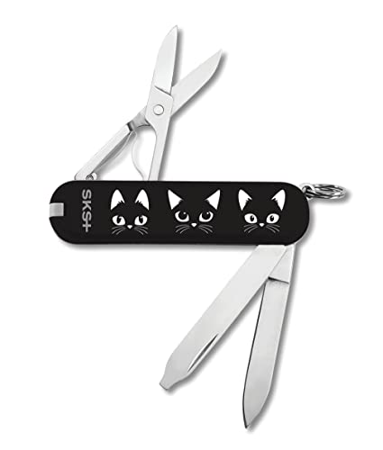Victorinox Classic Sd 7 Function Black Cat Limited Edition Pocket Knife #TOP2
