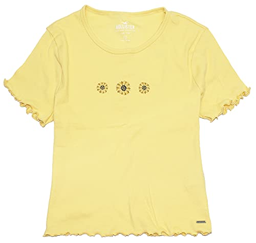 Hollister Women's Crop Easy Fit Flattering Lightweight T-Shirt HOW-10 (Small, 1553-800, s) Hollister Women's Crop Easy Fit Flattering Lightweight T-Shirt HOW-10 (Small, 1553-800, s)