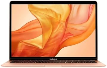 Apple Early 2020 MacBook Air with 1.1GHz Intel Core i3, 13-inch, 8GB RAM, 256GB SSD Storage, Gold (Renewed)