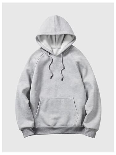 Verdusa Men's Letter Graphic Hoodie Sweatshirts Long Sleeve Pullover Top with Kangaroo Pocket2