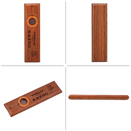 Kazoo durable, Kazoo en bois compact, pour accompagner avec ukulélé pour accompagner avec guitare - Les Beatles, Paul McCartney, John Lennon, RIngo Starr, George Harrison Kazoo durable, Kazoo en bois compact, pour accompagner avec ukulélé pour accompagner avec guitare – Image 4