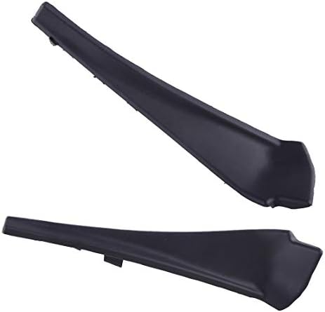 CITALL 1Pair Front Windshield Wiper Side Cowl Extension Trim Fender Cover Fit for Nissan Rogue 2014-2020 66895-4CL0A 66895-4BA1A 66894-4CL0A 66894-4BA1A