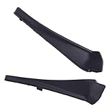 CITALL 1Pair Front Windshield Wiper Side Cowl Extension Trim Fender Cover Fit for Nissan Rogue 2014-