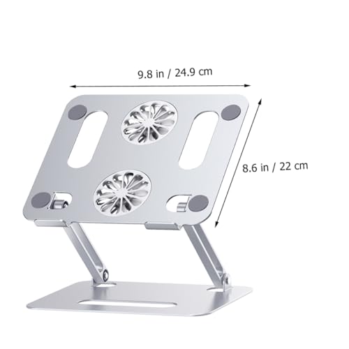 Soporte ajustable para laptop con ventiladores duales miniatura 2