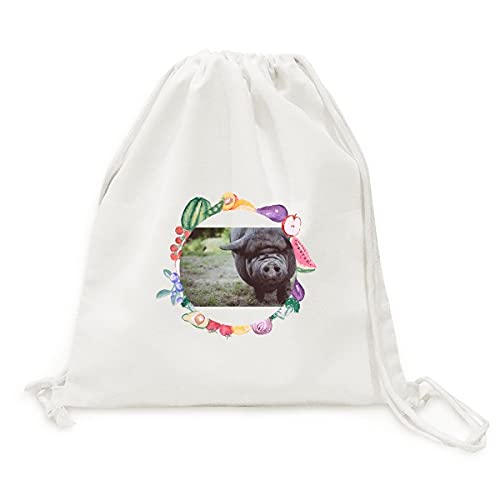 Sac en tissu pliable à sangle résistant fruits et légumes