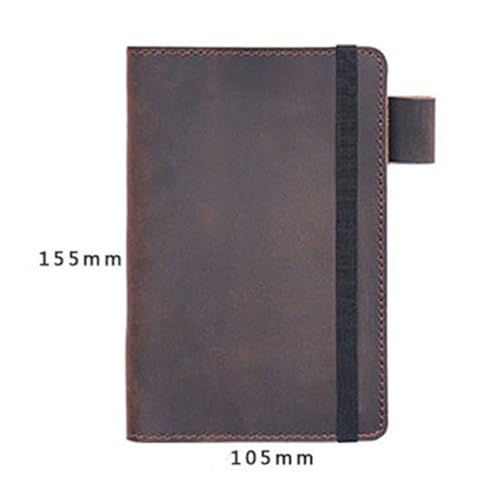 Carnet de notes en cuir vert avec stylo et dossier de rangement