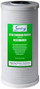 iSpring FC15B CTO Filter, 5 µm, 10" x 4.5", SGS-tested, High Capacity