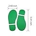 20 Pairs 40 Prints Green Kids Size Shoes Footprint Stickers Decals for Floor Wall Stairs to Guide Directions Celebrate St. Patrick's Day by SKYCOOOOL