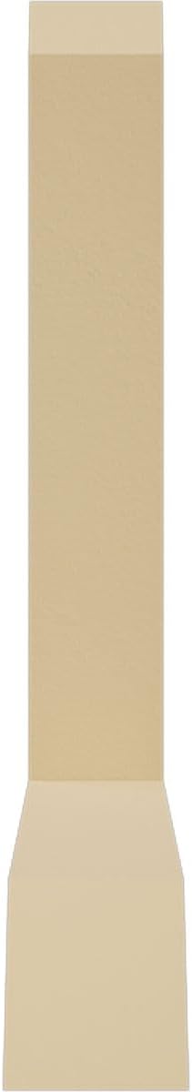 60"W x 27 1/2"H x 4"D x 4"F, 11/12 Pitch, Portland Signature Urethane Gable Bracket, Primed Tan