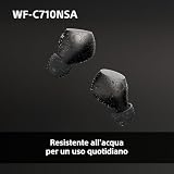 Sony WF-C710NSA - Écouteurs sans Fil à réduction de Bruit, écouteurs légers, Commandes tactiles, Connexion multipoint, IPX4, jusqu'à 40 HR de Pile, Charge Rapide, iOS et Android - Noir - 11