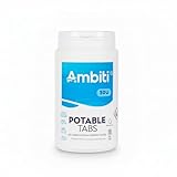 AMBITI | Pastillas Potabilizadoras de Agua | Purificador de Agua para Autocaravanas, Barcos y Camper en Depósitos de Agua Potable |1 Pastilla Purifica 200 Litros | Sin olor ni sabor | 50 unidades