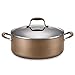Anolon Advanced Bronze Hard Anodized Nonstick 7-1/2-Quart Covered Wide Stockpot