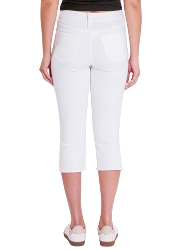 YMI Jeans Women's Luxe High Rise Capri with Side Slit, C1137603