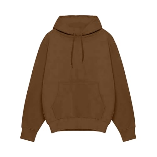 Mens Hoodies Pullover Drawstring Soft Fleece Hoodies Heavyweight Casual Classic Long Sleeve Shirt with Kangaroo Pockets4