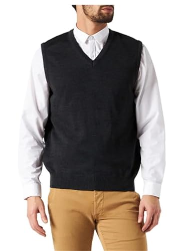 TdvcpmkkMen's Golf Sweater Vest V Neck Sleeveless Pullover Casual Soft Knit Sweater Vest2