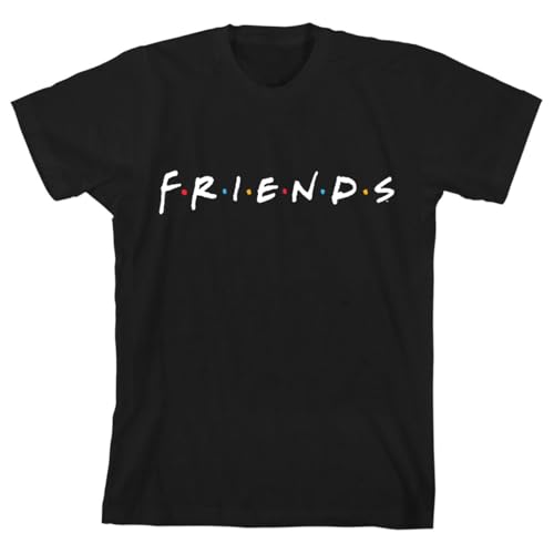 Friends TV Show Logo Black T-Shirt Toddler Boy to Youth Boy