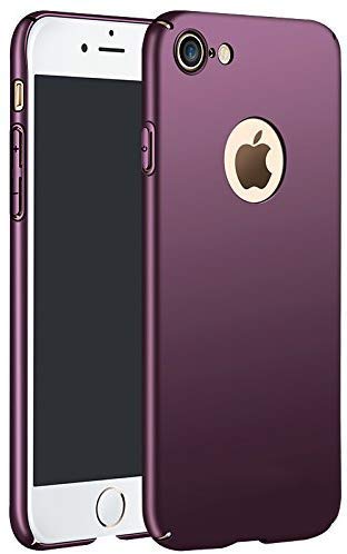 Yooky iphone 7 Case Cover ,Scratch Resistant Slim Hard Protective Cover Shell for iphone 7 (Purple)