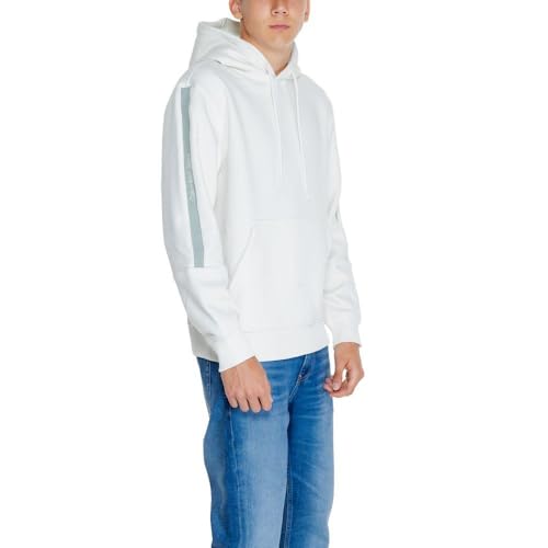 Image of Calvin Klein Mens White Color Sweatshirt (XL)