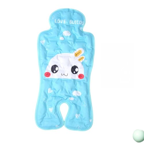 【2024年】Sariny ベビーカー保冷シート ひんやりシート アイスまくら チャイルドシート 冷却ジェル 新型保冷素材 おでかけ ジェルビーズ ベビーチェア 接触冷感 ベビーカーマット 防水加工 防水加工 立体構造 暑さ対策 (P,34cm*70cm)