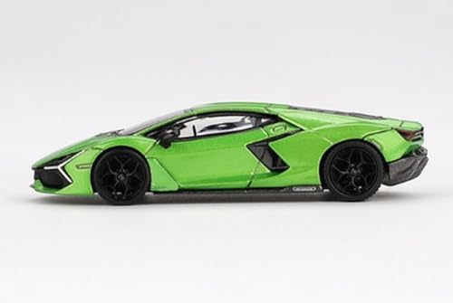 Mini GT Lamborghini Revuerto Verde Selvance escala 1:64 miniatura 3