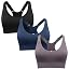 3 Pack-black+purple+blue