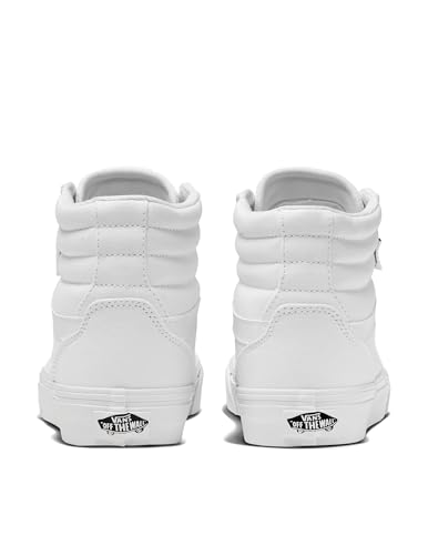 Vans Women's Filmore Hi Shoe | High Top Sneakers for Fashion & Casual Everyday Wear, (Canvas) White/White, 7