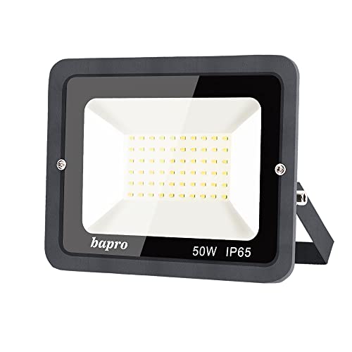 50W Foco LED Exterior, Paideste 5000 Lúmen Proyector LED Exterior, Luces Blanco Cálido 3000K Iluminación Led Floodlight, Impermeable IP65 Luz de Seguridad para Jardín, Garaje, Balcón, Césped Cover
