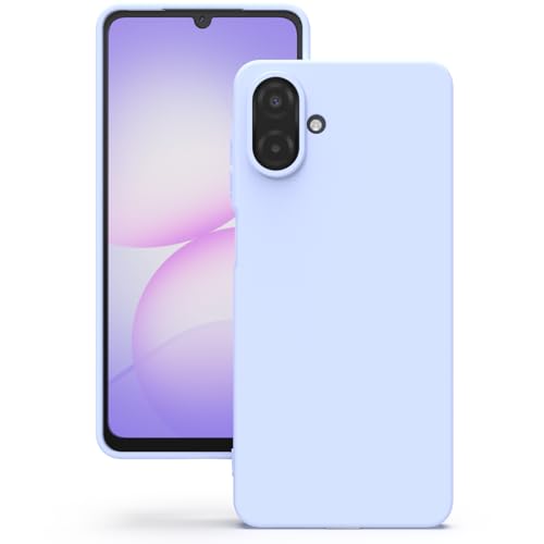 Image of YATWIN Silicone Case for Samsung Galaxy A07 4G, Soft-Touch, Shockproof, DustProof, Antiskid Phone Cover for Samsung Galaxy A07 4G - Lilac
