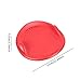 kowaku Round Snow Sled Luge Heavy Duty Sand Sliding Sled Winter Toy Sleigh Sledge Downhill for Holiday Family Kids Boys Girls Adults, Red S