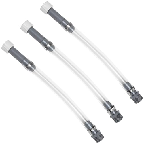 Mapleza Racing Fuel Jug Hose Gas Can Spout Replacement for VP Fuel Jug JEGS LC2 Scribner - Flexible 3/4 Inch PVC Hose with Upgraded Filter 3/5/5.5 Gallon Pack of 3