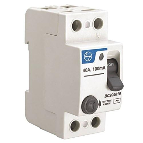Lauritz Knudsen (Formerly L&T Switchgear Business) 2pole 63Amp 100mA ELCB | BC206310 (Pack of 1, White)-image-4