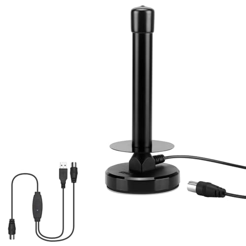 Antenne TV Interieur Puissante August DTA250 Amplificateur TNT HD