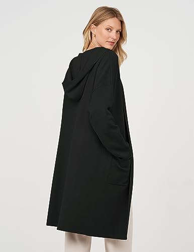 MEROKEETY Long Hooded Cardigan Sweaters for Women Oversized Open Front Coatigan Lady Jacket Coat Pockets4