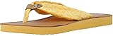 Weicher Gehcomfort Tommy Hilfiger Footwear Damen Pantoletten Monogram Flat Beach Sandal gelb Gr. 42