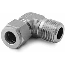 SWAGELOK SS-600-2-2 1/8IN MALE NPT, 3/8 IN TUBE, 90 DEGREE, ELBOW NPT MALE, ODX, STAINLESS STEEL, TUBE FITTING