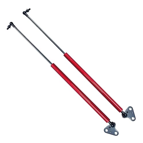 XIANGSHANG (ハイルーフ用) ハイゼットカーゴ アトレーワゴ S300系(S320V S330V S321G S331G) 約10kg増圧 リアゲートダンパー バックドアダンパー リアハッチダンパー 車検対応 交換用品 2本組 赤カーボン [並行