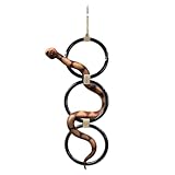 Corn Snake Enrichment Rings, Ball Python Enrichment Accessories, Playground Snake Climbing Accessories for Tank, Reptile Tank Climbing Rings for Bearded Dragon Lizard (1 Pcs)