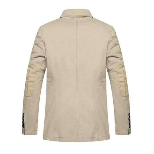 Mens Blazer Jackets Single Breasted Solid Slim Business Casual Jacket Tops2