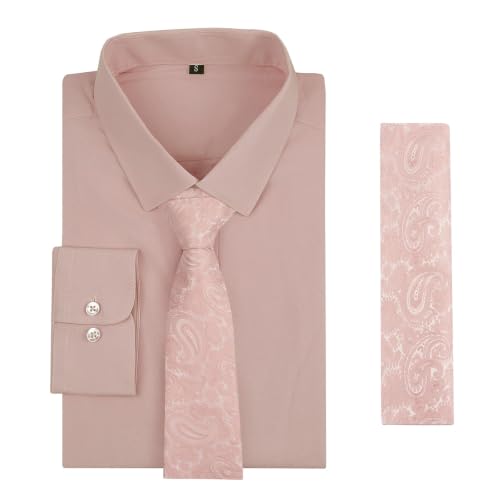 Image of Alizeal Mens 3 Pcs Long Sleeve Shirts Set