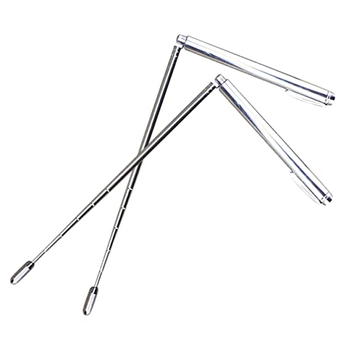 GALPADA Stainless Ruler 2pcs Dowsing Rods for Water Source Detection Diving Rods