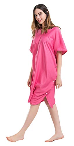 Icegrey Adultos Changing Robe Toalla Poncho con Capucha para Hacer Surf, Nadar Traje de Cambio, Talla única Fucsia