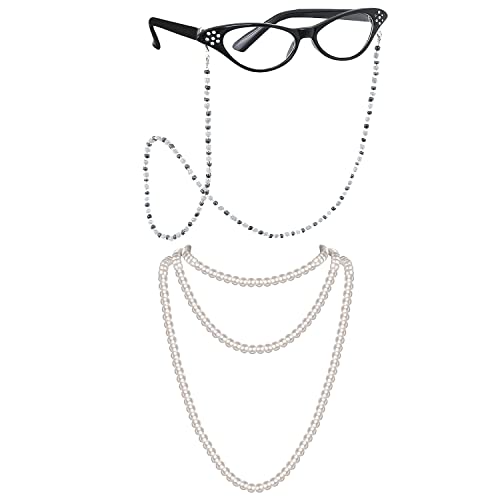 EBYTOP 2023 Girls Old Lady Costume Kit with Nightgown Wig Cane & Other Halloween Cosplay Accessories