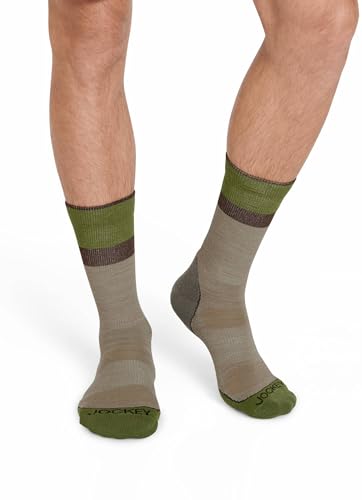 Jockey Men's Socks Men's Made in America* Light Merino Wool Hiking Crew Sock3