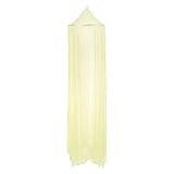 DAYSTART Mosquito Net Round Lace Curtain Dome Bed Canopy Netting for Single to King Size...