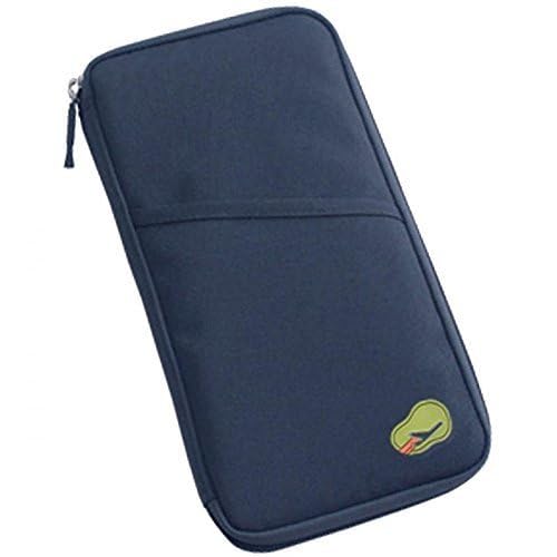 Unisex Passport Pouch | Wallet Case with Zip for Credit Debit Card Cash Boarding Pass | Travel Accessories Passport Visa Ticket Holder-image-41