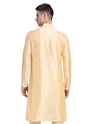 Image of Jompers Men Black & White Solid Kurta
