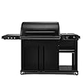 Traeger Grills Woodridge Pro Plus Electric Wood Pellet Grill and Smoker, 970 Sq. In., Folding Side Shelf, WiFIRE Technology, Super Smoke Mode, Outdoor Pellet Smoker Grill with Cabinet, TFC97JLK