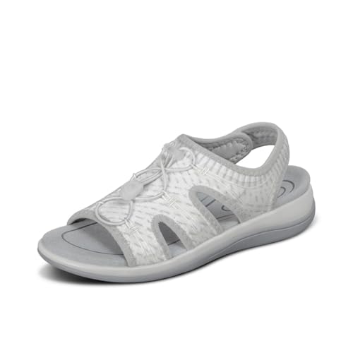 Image of Orthofeet Maui Orthopedic Women Walking Sandal | Adjustable, Stretchable, Breathable with Anatomical Arch Support, Ergonomic Cushioning, Wide Toe Box for Casual Outings