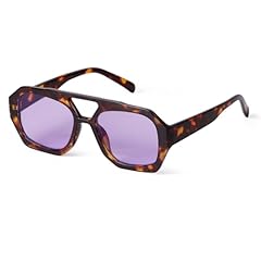 Tortoise Shell Frame / Purple Lense