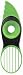 Produktbild WSKTOP Avocadoschneider, 3 in 1 Green Splits Pits Scheiben Scharfe Klinge Obst Avocado Mango Papaya Pitter Peeler